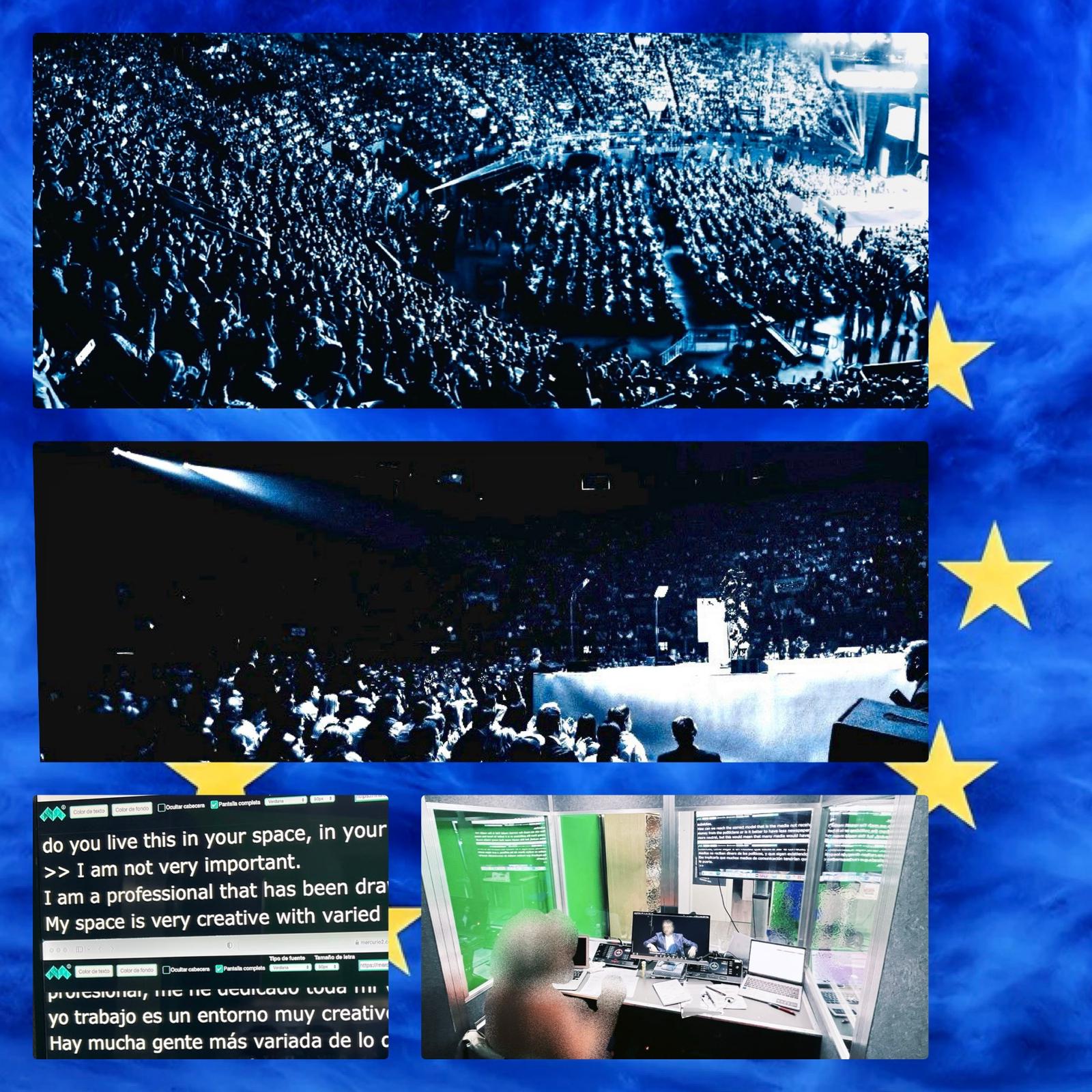 Grupo Parlamentario Europeo ECR Party · Europa VIVA 2024 . Traducción simultánea y subtitulación en directo para 10.000 personas · En 3 idiomas