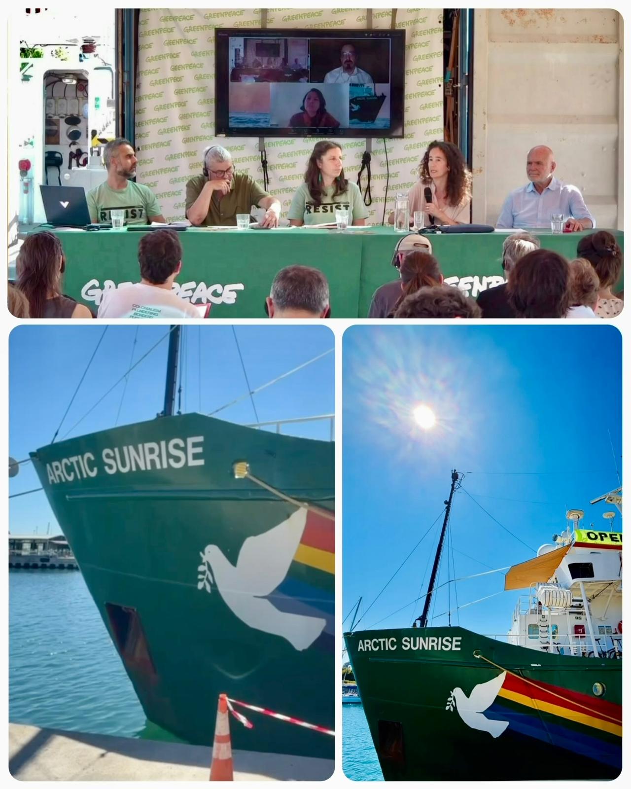 Greenpeace · Traducción simultánea y streaming a bordo del Arctic Sunrise (22/09/2026)