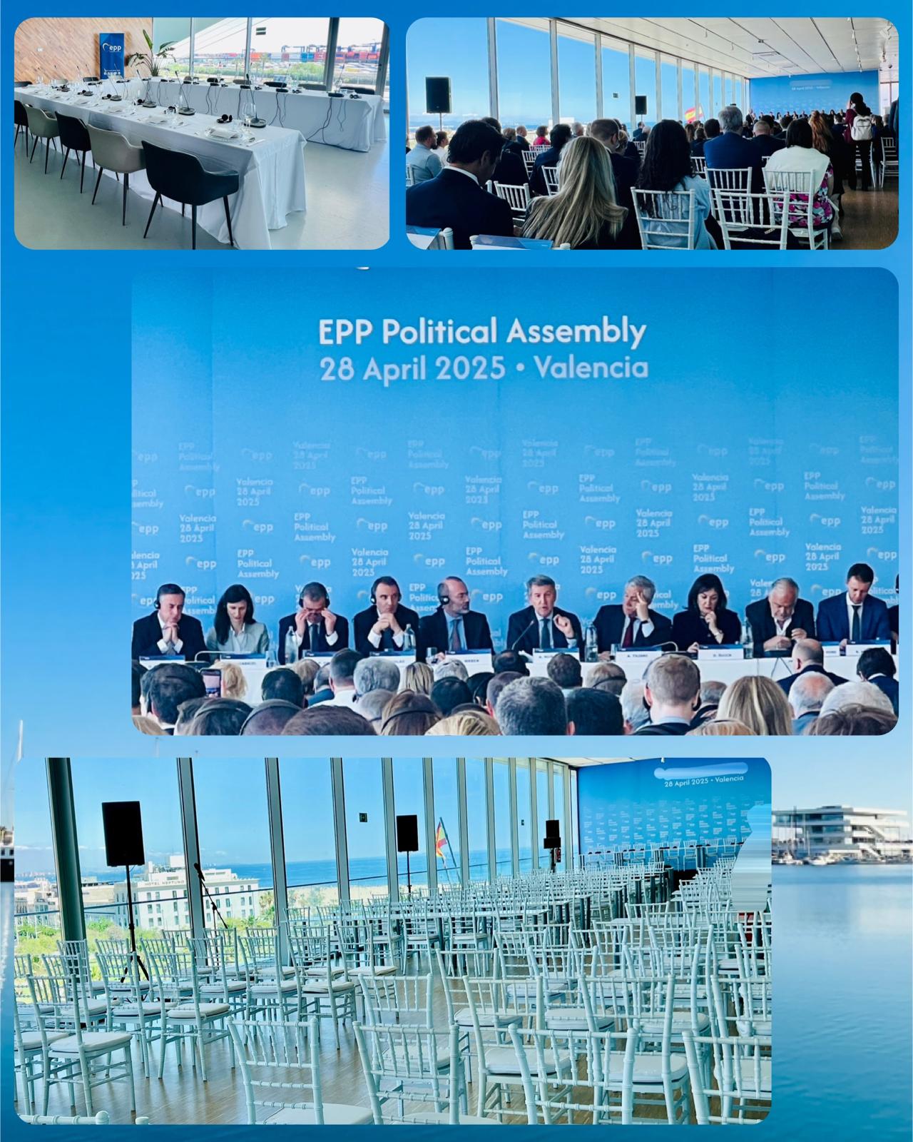Congreso del Partido Popular Europeo Valencia 2025 · Asamblea Política 28/04 - Equipo técnico de traducción simultánea Veles e Vents