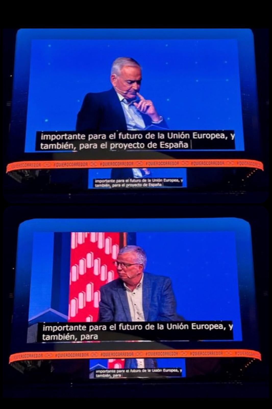 Roig Arena (20-11-25) · Subtitulación en directo en videomarcador ante 2500 personas · Evento Corredor Mediterráneo
